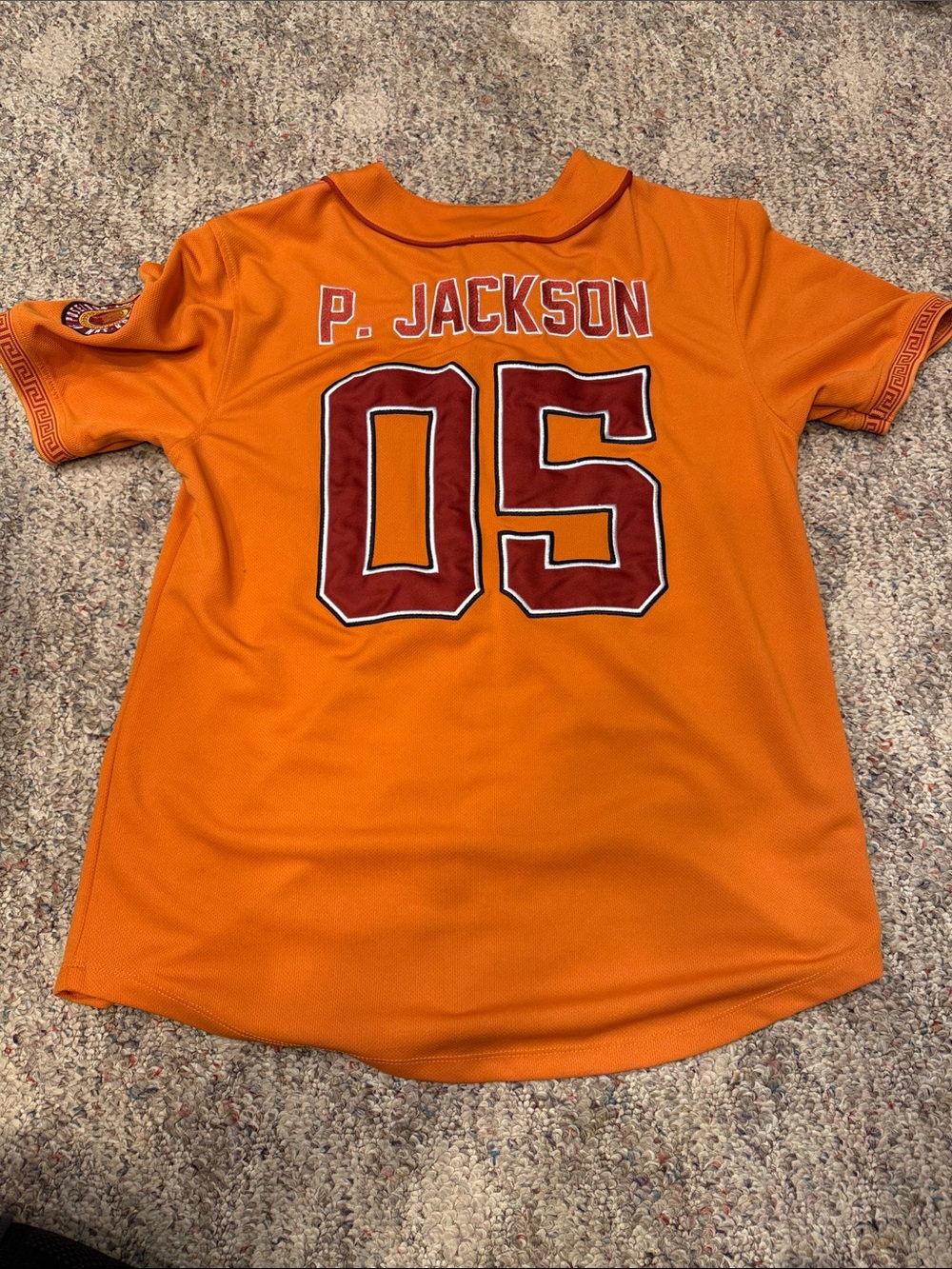 BoxLunch Percy Jackson Camp Half-Blood Baseball Jersey - Picture 3 of 3